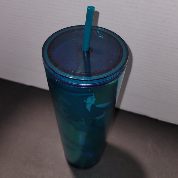 Starbucks Cup Spring Blue Holographic Glacier Dichronic Siren Core Tumbler NWT - Picture 3 of 7